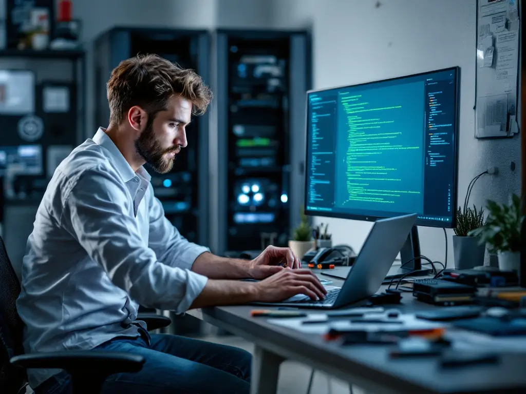 Technicien SupportX en intervention